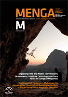 Portada del monográfico 01. Menga Revista de Prehistoria de Andalucía.