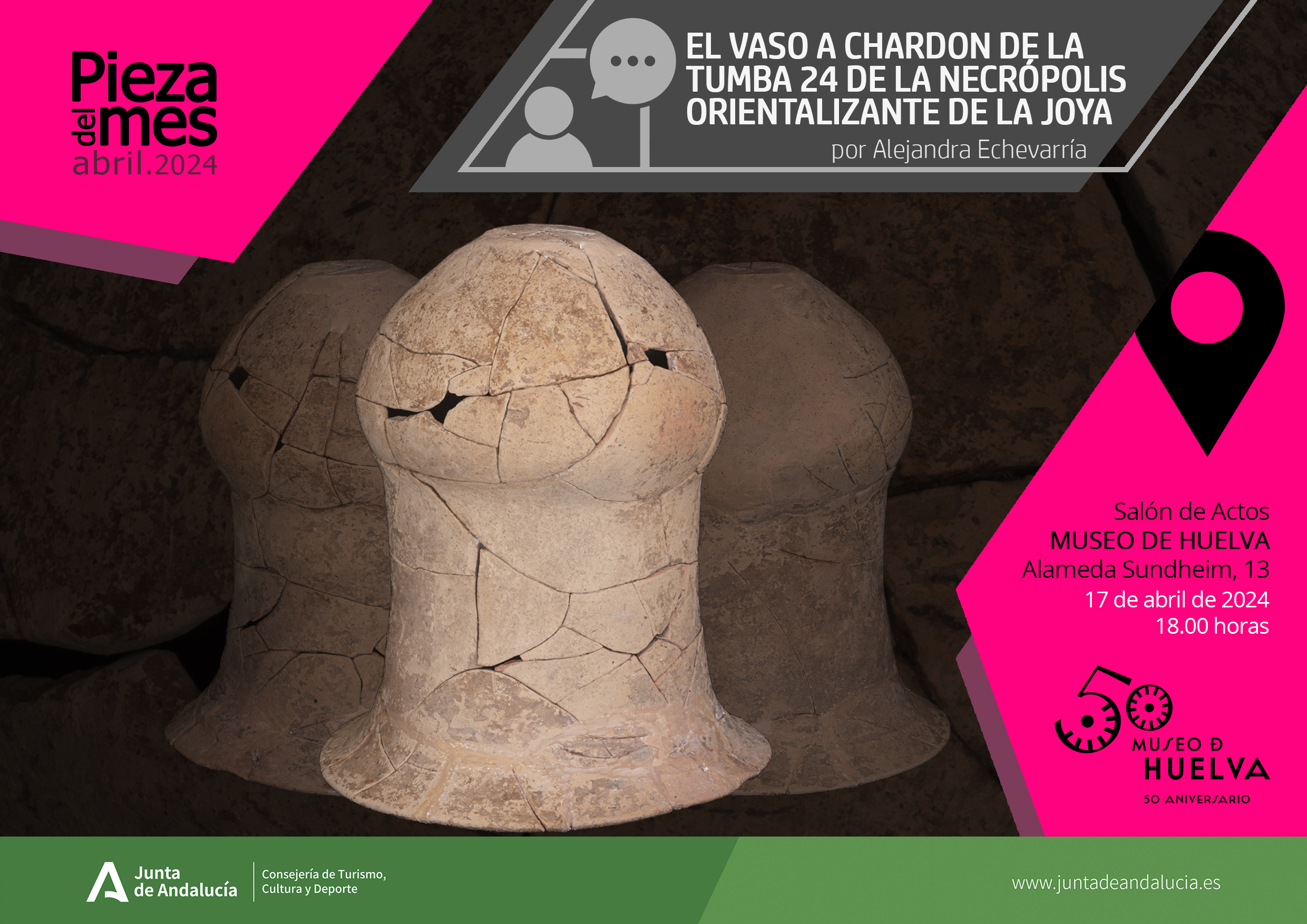 ¿El vaso a chardon de la tumba 24 de la Necrópolis orientalizante de La Joya¿ por Alejandra Echevarría