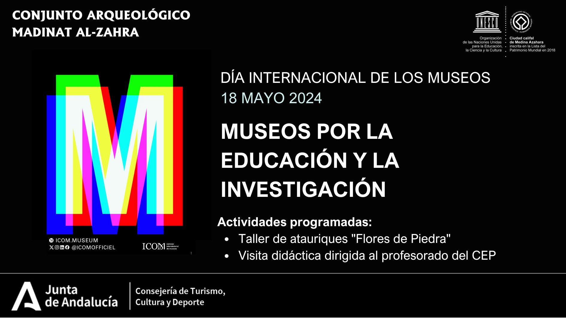 Día Internacional de los Museos: Museos por la Educación y la Investigación