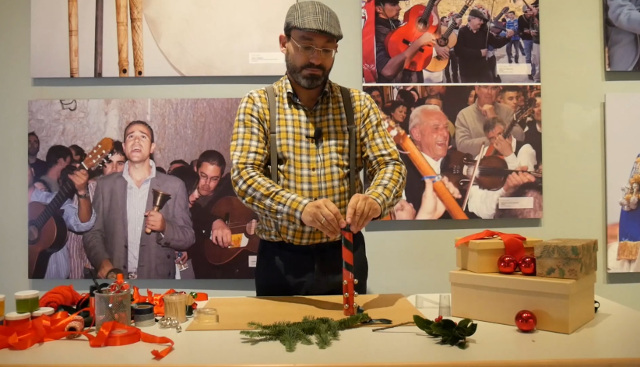 Imagen del vídeo del taller de instrumentos musicales